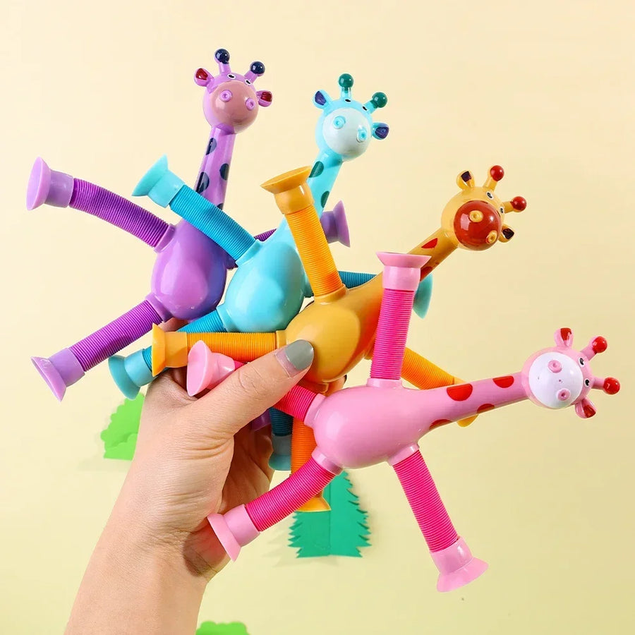 Kit Girafinha que Estica 1-4 pecas Brinquedo Infantil