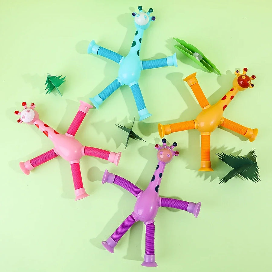 Kit Girafinha que Estica 1-4 pecas Brinquedo Infantil