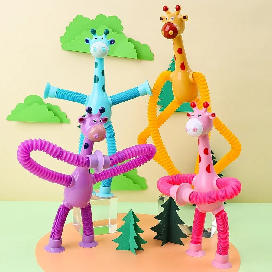 Kit Girafinha que Estica 1-4 pecas Brinquedo Infantil