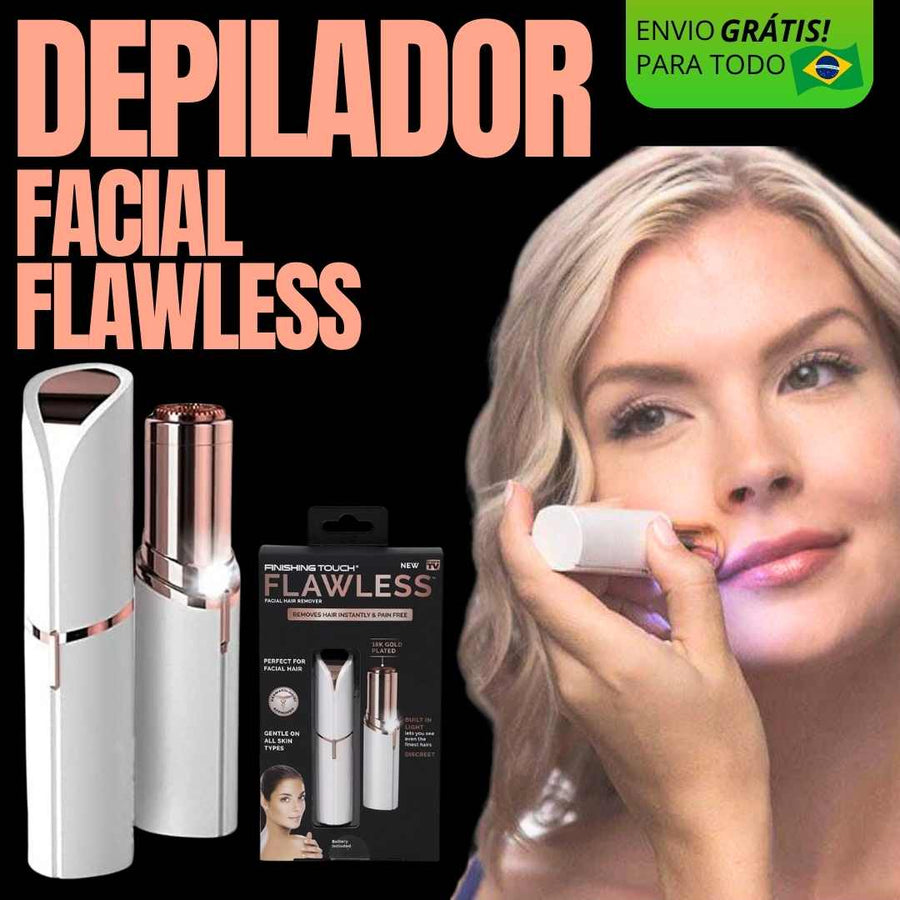 depilador facial feminino flawless