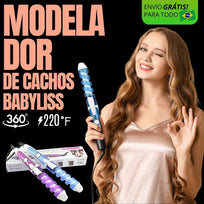 Baby Liss Modelador de Cachos Profissional 120°C a 220°C Bivolt